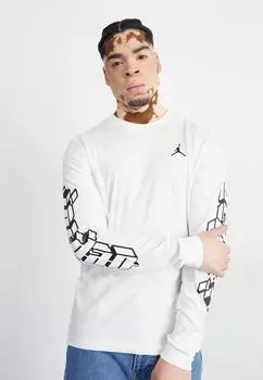 Рубашка с длинным рукавом BRAND CREW Jordan, цвет white/black