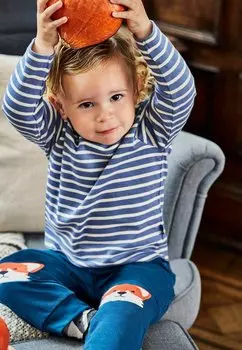 Рубашка с длинным рукавом BRETON STANDARD JoJo Maman Bb, цвет denim