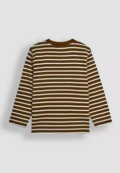 Рубашка с длинным рукавом BRETON STANDARD JoJo Maman Bb, темно-коричневый