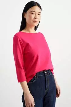 Рубашка с длинным рукавом C&A, розовый