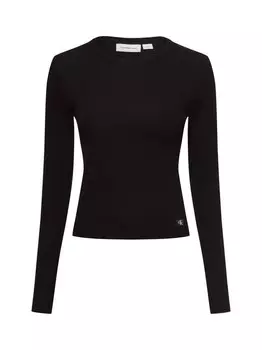 Рубашка с длинным рукавом Calvin Klein Jeans, черный
