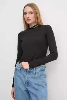 Рубашка с длинным рукавом Calvin Klein Jeans, черный