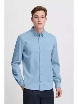 Рубашка с длинным рукавом CASUAL FRIDAY, синий