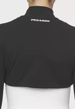 Рубашка с длинным рукавом CELIA CROPPED ZIP LONGSLEEVE Pegador, черный