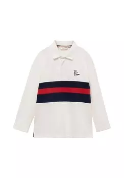 Рубашка с длинным рукавом CENTRAL Mango Kids, кремовый