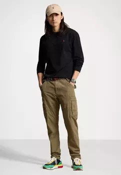 Рубашка с длинным рукавом CLASSIC FIT JERSEY LONG SLEEVE T SHIRT Ralph Lauren, черный