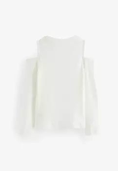 Рубашка с длинным рукавом COLD SHOULDER REGULAR FIT Next, белый