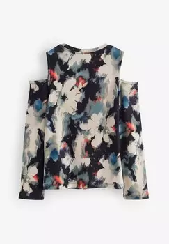 Рубашка с длинным рукавом COLD SHOULDER REGULAR FIT Next, черный