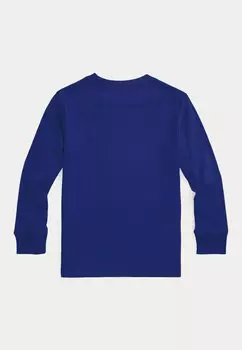 Рубашка с длинным рукавом COTTON JERSEY LONG-SLEEVE TEE Ralph Lauren, пестрый синий