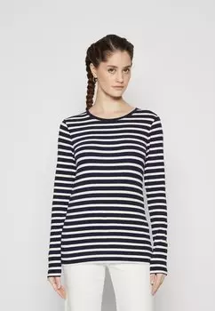 Рубашка с длинным рукавом CREW GAP, цвет navy/white