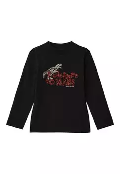 Рубашка с длинным рукавом CREW NECK-AUSSCHNITT s.Oliver, цвет schwarz