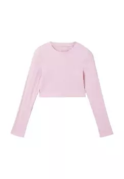 Рубашка с длинным рукавом CROPPED TOM TAILOR, фиолетовый