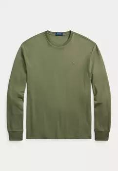 Рубашка с длинным рукавом CUSTOM SLIM FIT SOFT COTTON T-SHIRT Ralph Lauren, оливковый