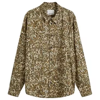 Рубашка с длинным рукавом Cybilio с леопардовым принтом Isabel Marant, цвет leopard
