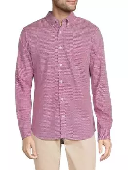 Рубашка с длинным рукавом Darby Diamond Ben Sherman, цвет White Red