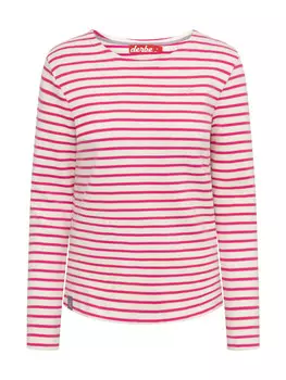 Рубашка с длинным рукавом Derbe Interstriped, цвет off white/pink glo