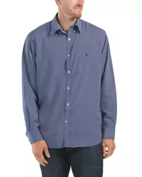 Рубашка с длинным рукавом Diamond On The Fly Tailorbyrd, темно-синий