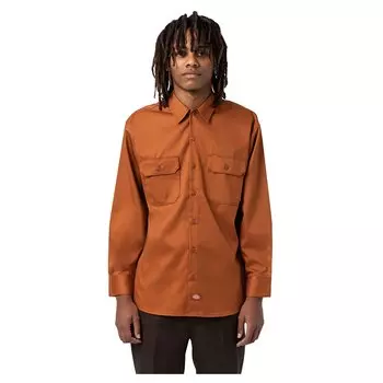 Рубашка с длинным рукавом Dickies Work, коричневый