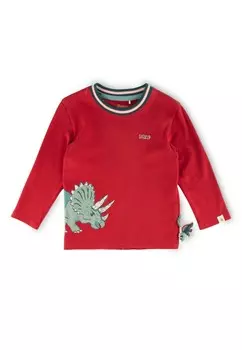Рубашка с длинным рукавом DINO WORLD sigikid, красный