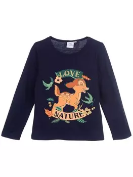 Рубашка с длинным рукавом Disney Klassik Bambi, темно-синий