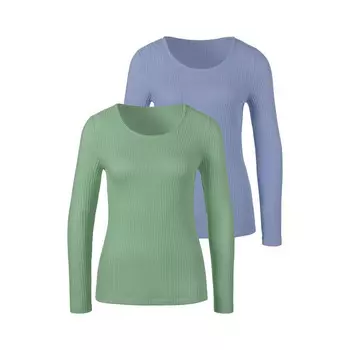 Рубашка с длинным рукавом для женщин LASCANA, цвет gruen