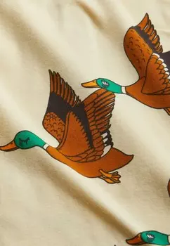 Рубашка с длинным рукавом DUCKS GRANDPA UNISEX Mini Rodini, желтый