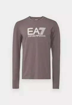 Рубашка с длинным рукавом EA7 Emporio Armani, серый