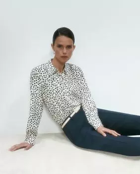 Рубашка с длинным рукавом El Corte Ingls, синий