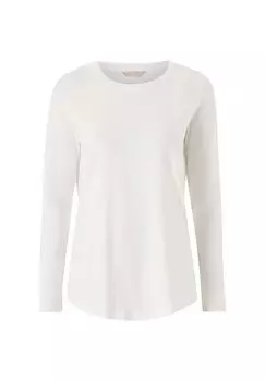 Рубашка с длинным рукавом Ellos Collection, белая