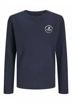 Рубашка с длинным рукавом ESWIFT TEE NOOS Jack & Jones, темно-синий