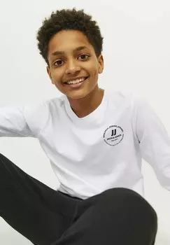 Рубашка с длинным рукавом ESWIFT TEE NOOS Jack & Jones, белый