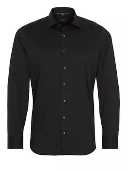 Рубашка с длинным рукавом Eterna, черный