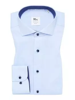 Рубашка с длинным рукавом Eterna, голубой