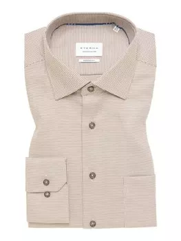 Рубашка с длинным рукавом Eterna, песочный