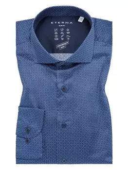Рубашка с длинным рукавом Eterna, синий