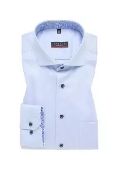 Рубашка с длинным рукавом ETERNA, светло-синий