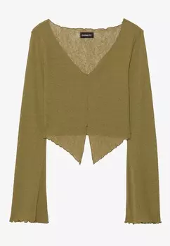 Рубашка с длинным рукавом Even&Odd, хаки