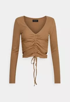 Рубашка с длинным рукавом Even&Odd, коричневый