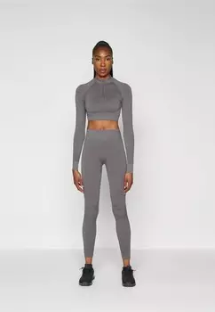 Рубашка с длинным рукавом Even&Odd, темно-серый