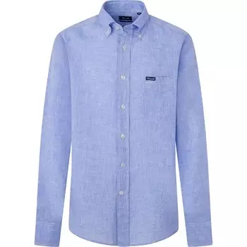 Рубашка с длинным рукавом Faonnable Plain, синий