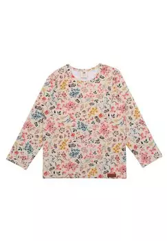 Рубашка с длинным рукавом FLOWERS Walkiddy, цвет beige