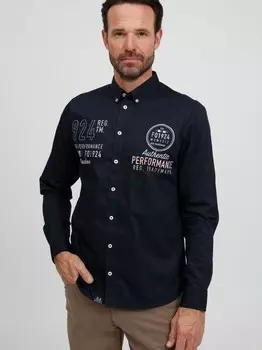 Рубашка с длинным рукавом fqhallvard Fq1924, синий