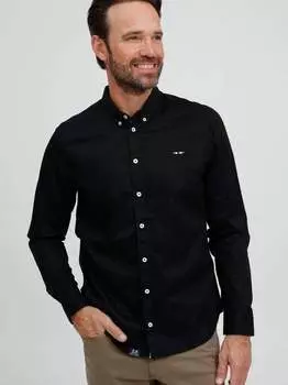 Рубашка с длинным рукавом fqhalvar Fq1924, черный