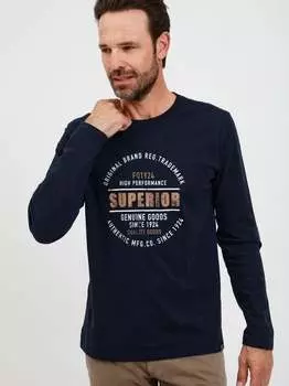 Рубашка с длинным рукавом fqrikard Fq1924, синий