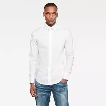 Рубашка с длинным рукавом G-Star Dressed Super Slim, белый