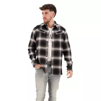Рубашка с длинным рукавом G-Star Slant Pocket Slim, черный
