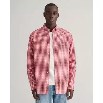 Рубашка с длинным рукавом Gant Reg Gingham, розовый
