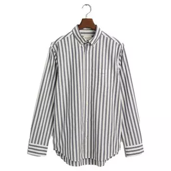 Рубашка с длинным рукавом Gant Reg Stripe, серый