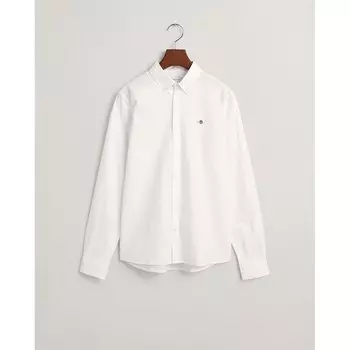 Рубашка с длинным рукавом Gant Shield Oxford Bd Teen, белый