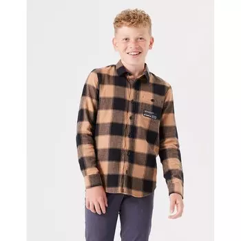 Рубашка с длинным рукавом Garcia I33470 Teen, коричневый